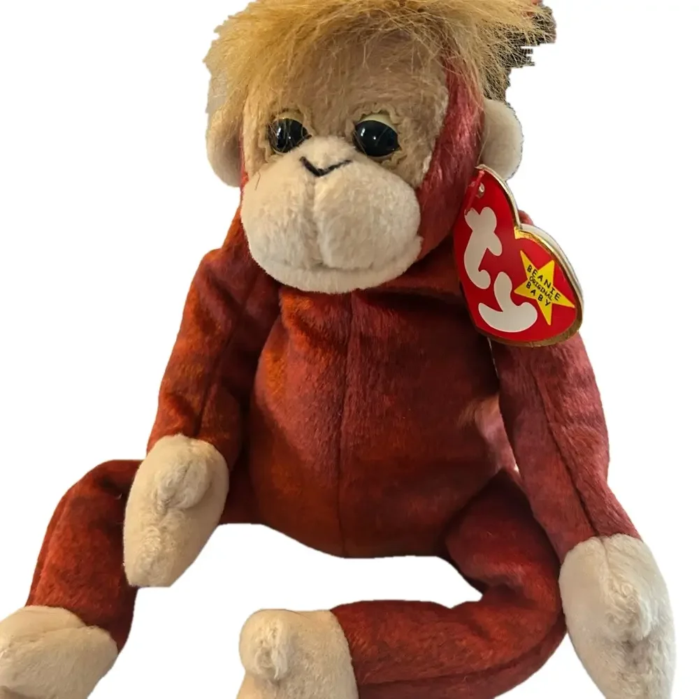 Beanie Babies Orangutan Schweetheart TY Rare 1st Edition Collectible Tag Errors